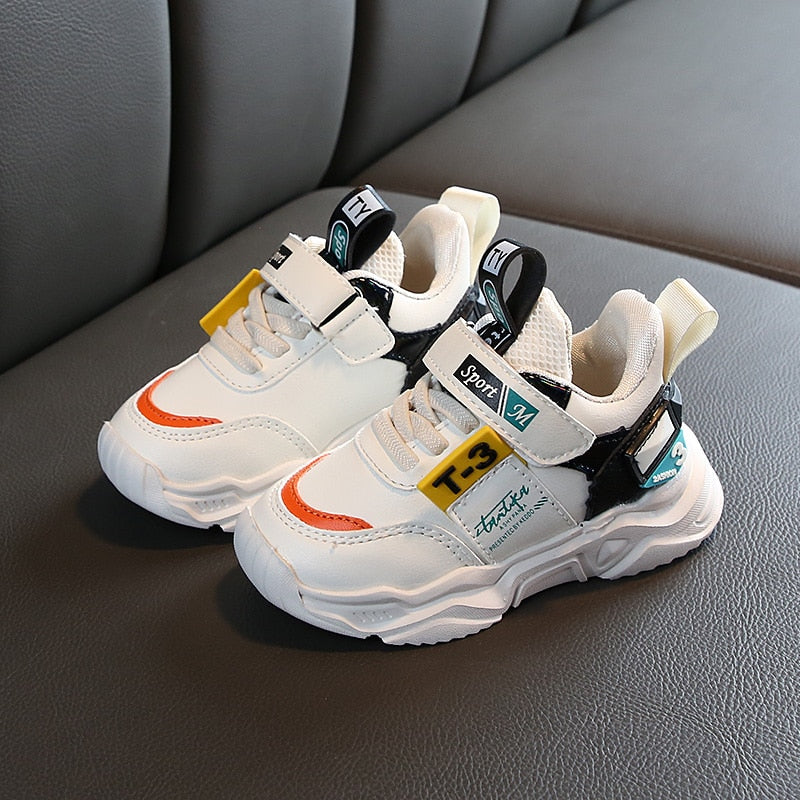 Artificial leather comfortable fashion baby sneakers shoes autumn winter boys and girls sports toddler sneakers shoes for baby - Baby Homez