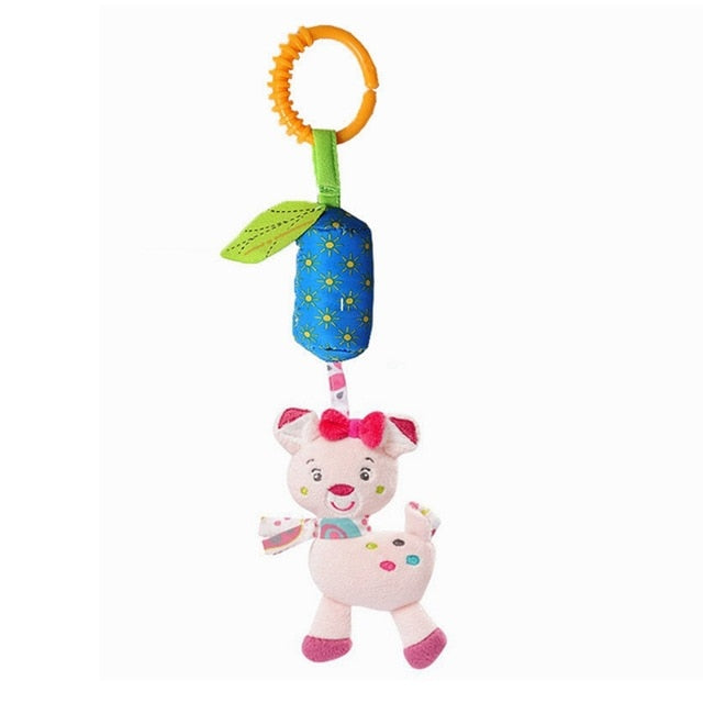 Kids Toys Hanging Spiral Rattle Stroller Cute Animals Crib Mobile Bed Baby Toys 0-12 Months Newborn Educational Toy for Children - Baby Homez