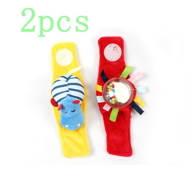 Kids Toys Hanging Spiral Rattle Stroller Cute Animals Crib Mobile Bed Baby Toys 0-12 Months Newborn Educational Toy for Children - Baby Homez