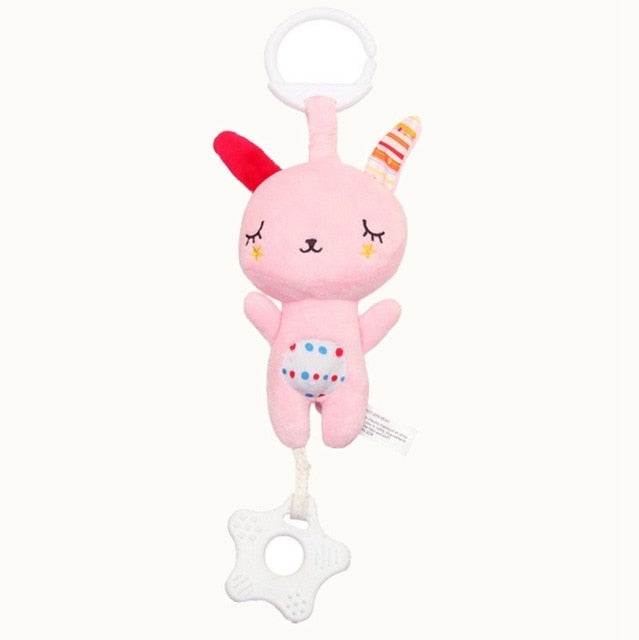 Kids Toys Hanging Spiral Rattle Stroller Cute Animals Crib Mobile Bed Baby Toys 0-12 Months Newborn Educational Toy for Children - Baby Homez