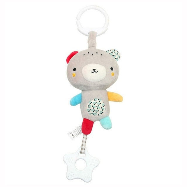 Kids Toys Hanging Spiral Rattle Stroller Cute Animals Crib Mobile Bed Baby Toys 0-12 Months Newborn Educational Toy for Children - Baby Homez