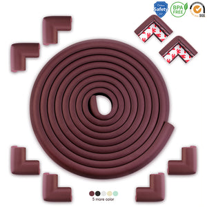 5M+8pcs Baby Safety Proofing Edge Corner Guards Desk Table Corner Protector Children Protection Furniture Bumper Corner Cushion - Baby Homez