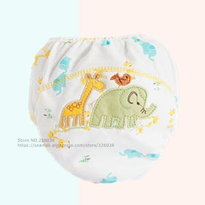 Baby Training Pants Baby Diaper Reusable Nappy Washable Diapers Cotton Learning Pants Kids Wear QD05 - Baby Homez