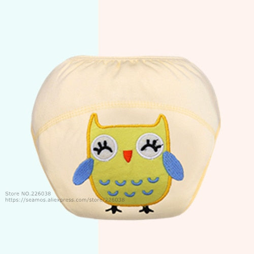Baby Training Pants Baby Diaper Reusable Nappy Washable Diapers Cotton Learning Pants Kids Wear QD05 - Baby Homez