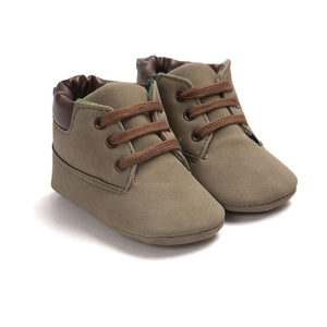 2020 Spring / Autumn Infant Baby Boy Soft Sole PU Leather First Walkers Crib Shoes 0-18 Months - Baby Homez