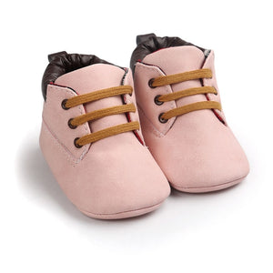 2020 Spring / Autumn Infant Baby Boy Soft Sole PU Leather First Walkers Crib Shoes 0-18 Months - Baby Homez