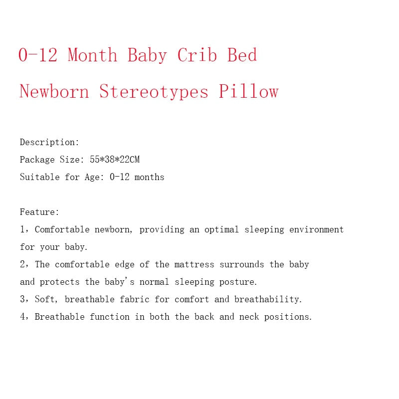 Baby Crib Bed Nest Newborn Stereotypes Pillow Travel Folding Infant Cradle Cot Multifunction Sleeping Positioning Pad 0-12 Month - Baby Homez