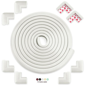 5M+8pcs Baby Safety Proofing Edge Corner Guards Desk Table Corner Protector Children Protection Furniture Bumper Corner Cushion - Baby Homez