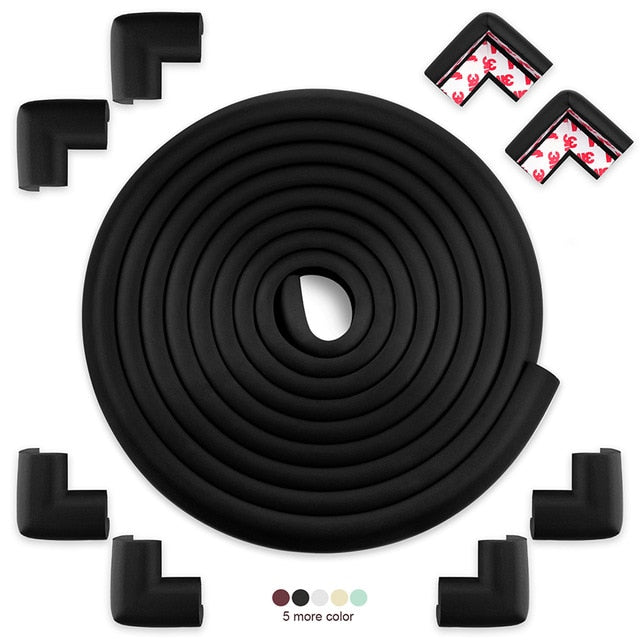 5M+8pcs Baby Safety Proofing Edge Corner Guards Desk Table Corner Protector Children Protection Furniture Bumper Corner Cushion - Baby Homez