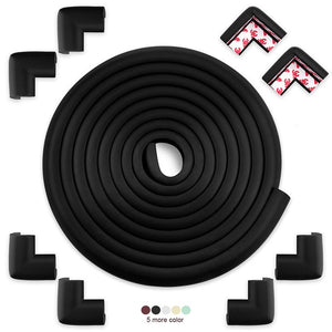 5M+8pcs Baby Safety Proofing Edge Corner Guards Desk Table Corner Protector Children Protection Furniture Bumper Corner Cushion - Baby Homez