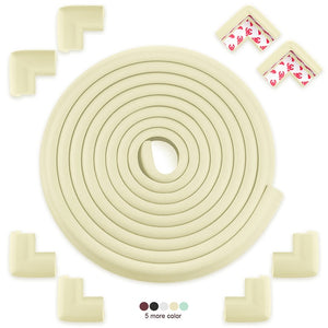 5M+8pcs Baby Safety Proofing Edge Corner Guards Desk Table Corner Protector Children Protection Furniture Bumper Corner Cushion - Baby Homez