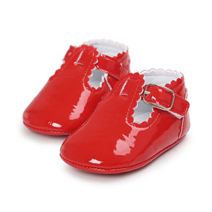 12 Color Fashion Baby Girls Baby Shoes Cute Newborn First Walker Shoes Infant Letter Princess Soft Sole Bottom Anti-slip Shoes - Baby Homez