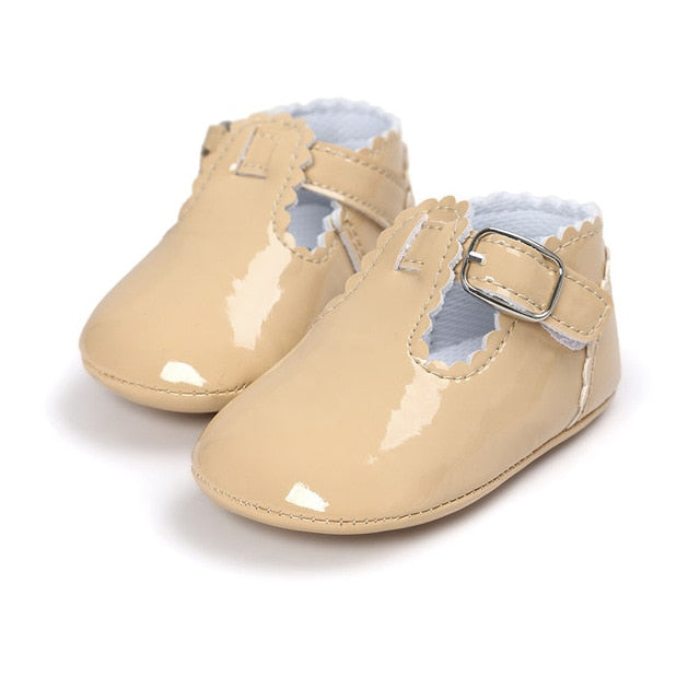 12 Color Fashion Baby Girls Baby Shoes Cute Newborn First Walker Shoes Infant Letter Princess Soft Sole Bottom Anti-slip Shoes - Baby Homez