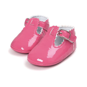 12 Color Fashion Baby Girls Baby Shoes Cute Newborn First Walker Shoes Infant Letter Princess Soft Sole Bottom Anti-slip Shoes - Baby Homez