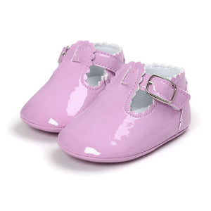 12 Color Fashion Baby Girls Baby Shoes Cute Newborn First Walker Shoes Infant Letter Princess Soft Sole Bottom Anti-slip Shoes - Baby Homez