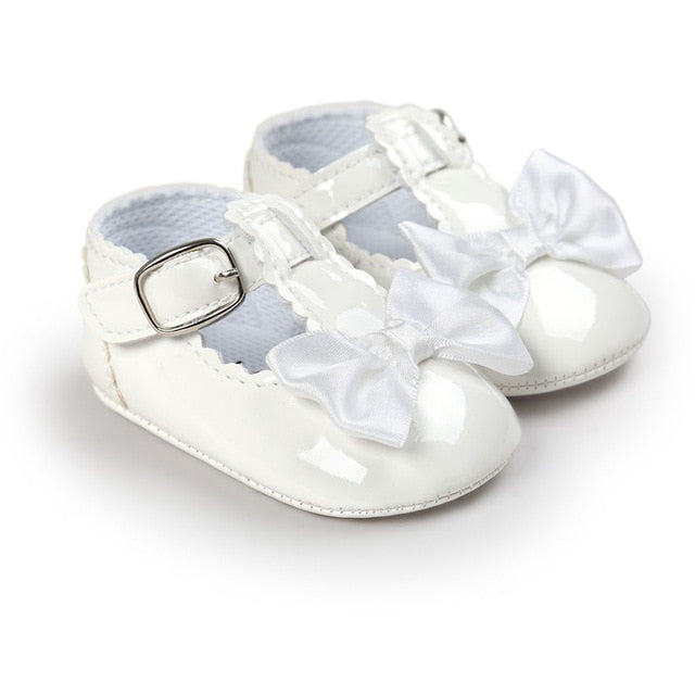 12 Color Fashion Baby Girls Baby Shoes Cute Newborn First Walker Shoes Infant Letter Princess Soft Sole Bottom Anti-slip Shoes - Baby Homez