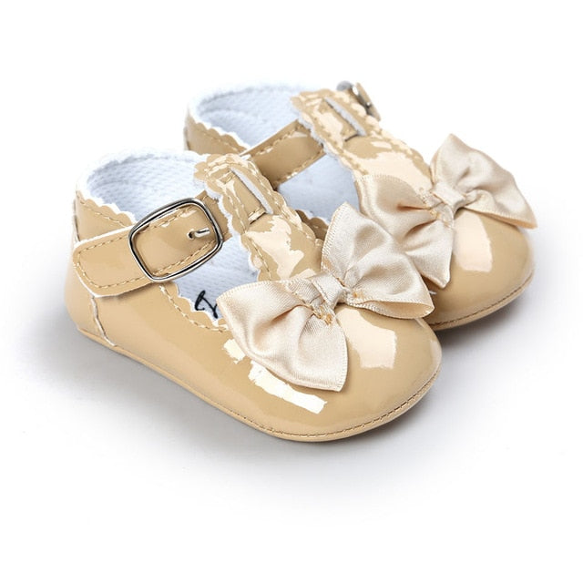 12 Color Fashion Baby Girls Baby Shoes Cute Newborn First Walker Shoes Infant Letter Princess Soft Sole Bottom Anti-slip Shoes - Baby Homez