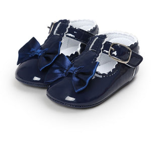 12 Color Fashion Baby Girls Baby Shoes Cute Newborn First Walker Shoes Infant Letter Princess Soft Sole Bottom Anti-slip Shoes - Baby Homez