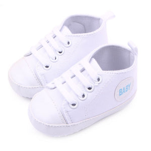 Canvas Classic Sports Sneakers Newborn Baby Boys Girls First Walkers Shoes Infant Toddler Soft Sole Anti-slip Baby Shoes S3 - Baby Homez
