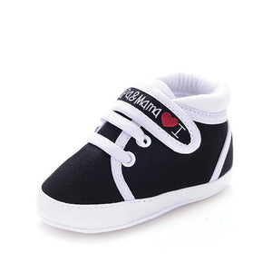 Canvas Classic Sports Sneakers Newborn Baby Boys Girls First Walkers Shoes Infant Toddler Soft Sole Anti-slip Baby Shoes S3 - Baby Homez