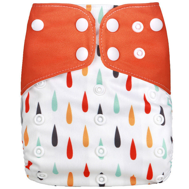 [simfamily]1PC Reusable Waterproof digital printed baby Cloth Diaper One Size Pocket baby nappies wholesale price fit for 3-15kg - Baby Homez