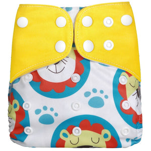 [simfamily]1PC Reusable Waterproof digital printed baby Cloth Diaper One Size Pocket baby nappies wholesale price fit for 3-15kg - Baby Homez