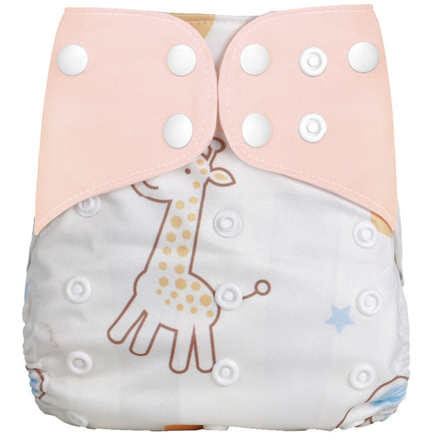 [simfamily]1PC Reusable Waterproof digital printed baby Cloth Diaper One Size Pocket baby nappies wholesale price fit for 3-15kg - Baby Homez