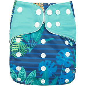 [simfamily]1PC Reusable Waterproof digital printed baby Cloth Diaper One Size Pocket baby nappies wholesale price fit for 3-15kg - Baby Homez