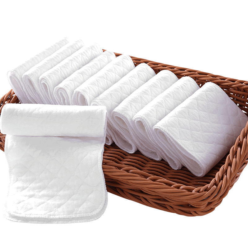 5pcs Baby Nappies Diaper Newborn Toddler Nappies Changing Pad Cotton Mat Washable Insert 3 Layers Cotton Baby care - Baby Homez