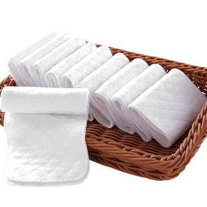 5pcs Baby Nappies Diaper Newborn Toddler Nappies Changing Pad Cotton Mat Washable Insert 3 Layers Cotton Baby care - Baby Homez