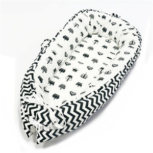 80*50cm Baby Nest Bed Portable Crib Travel Bed Infant Toddler Cotton Cradle for Newborn Baby Bed Bassinet Bumper - Baby Homez