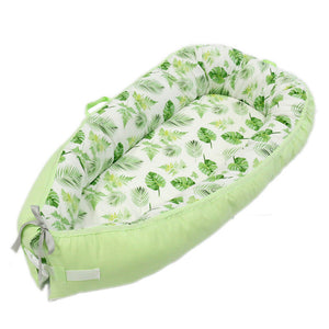 80*50cm Baby Nest Bed Portable Crib Travel Bed Infant Toddler Cotton Cradle for Newborn Baby Bed Bassinet Bumper - Baby Homez