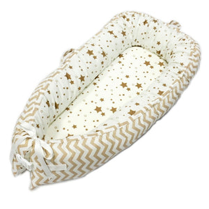 80*50cm Baby Nest Bed Portable Crib Travel Bed Infant Toddler Cotton Cradle for Newborn Baby Bed Bassinet Bumper - Baby Homez