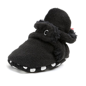 Newborn Baby Socks Shoes Boy Girl Star Toddler First Walkers Booties Cotton Comfort Soft Anti-slip Warm Infant Crib Shoes - Baby Homez