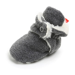 Newborn Baby Socks Shoes Boy Girl Star Toddler First Walkers Booties Cotton Comfort Soft Anti-slip Warm Infant Crib Shoes - Baby Homez