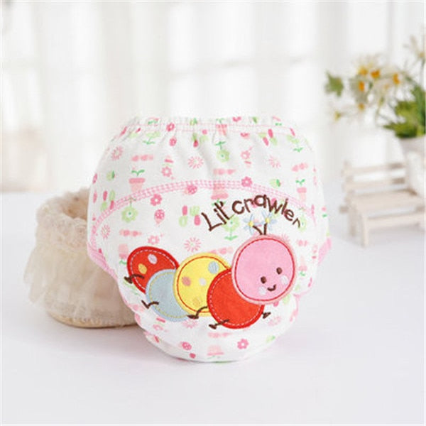 Baby Cotton Training Pants Panties Baby Diapers Reusable Cloth Diaper Nappies Washable Infants Children Underwear Nappy Changing - Baby Homez