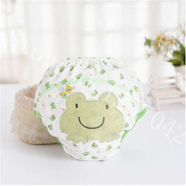 Baby Cotton Training Pants Panties Baby Diapers Reusable Cloth Diaper Nappies Washable Infants Children Underwear Nappy Changing - Baby Homez