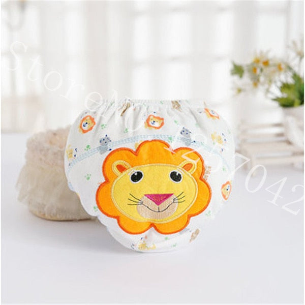 Baby Cotton Training Pants Panties Baby Diapers Reusable Cloth Diaper Nappies Washable Infants Children Underwear Nappy Changing - Baby Homez