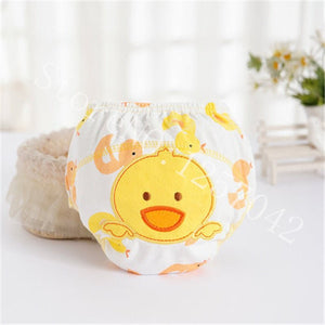 Baby Cotton Training Pants Panties Baby Diapers Reusable Cloth Diaper Nappies Washable Infants Children Underwear Nappy Changing - Baby Homez