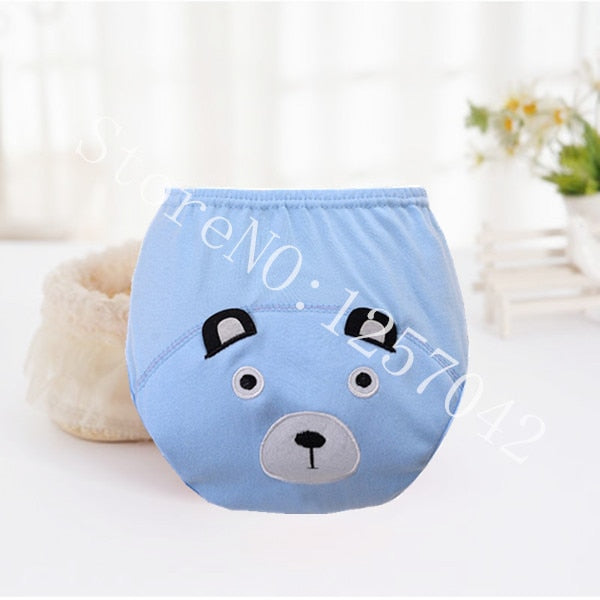 Baby Cotton Training Pants Panties Baby Diapers Reusable Cloth Diaper Nappies Washable Infants Children Underwear Nappy Changing - Baby Homez