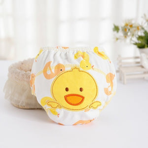 1Pcs Cute Baby Diapers Reusable Nappies Cloth Diaper Washable Infants Children Baby Cotton Training Pants Panties Nappy Changing - Baby Homez
