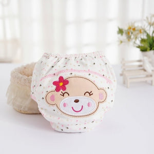 1Pcs Cute Baby Diapers Reusable Nappies Cloth Diaper Washable Infants Children Baby Cotton Training Pants Panties Nappy Changing - Baby Homez