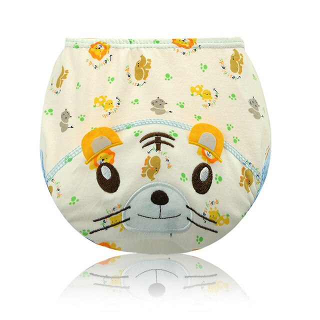 1Pcs Cute Baby Diapers Reusable Nappies Cloth Diaper Washable Infants Children Baby Cotton Training Pants Panties Nappy Changing - Baby Homez