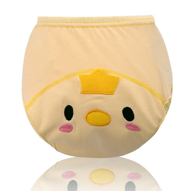 1Pcs Cute Baby Diapers Reusable Nappies Cloth Diaper Washable Infants Children Baby Cotton Training Pants Panties Nappy Changing - Baby Homez