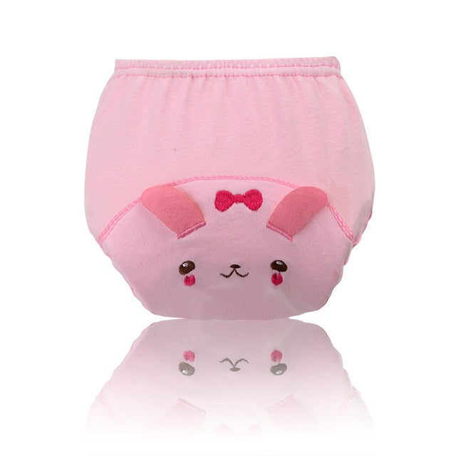 1Pcs Cute Baby Diapers Reusable Nappies Cloth Diaper Washable Infants Children Baby Cotton Training Pants Panties Nappy Changing - Baby Homez