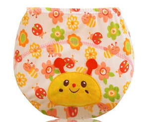 1Pcs Cute Baby Diapers Reusable Nappies Cloth Diaper Washable Infants Children Baby Cotton Training Pants Panties Nappy Changing - Baby Homez