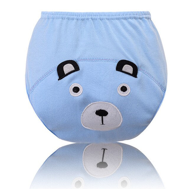 1Pcs Cute Baby Diapers Reusable Nappies Cloth Diaper Washable Infants Children Baby Cotton Training Pants Panties Nappy Changing - Baby Homez