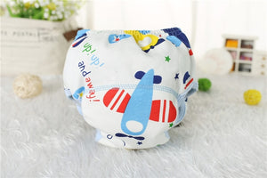 1Pcs Cute Baby Diapers Reusable Nappies Cloth Diaper Washable Infants Children Baby Cotton Training Pants Panties Nappy Changing - Baby Homez