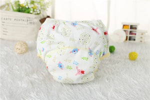 1Pcs Cute Baby Diapers Reusable Nappies Cloth Diaper Washable Infants Children Baby Cotton Training Pants Panties Nappy Changing - Baby Homez