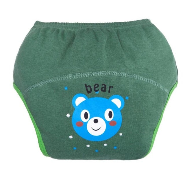 1Pcs Cute Baby Diapers Reusable Nappies Cloth Diaper Washable Infants Children Baby Cotton Training Pants Panties Nappy Changing - Baby Homez